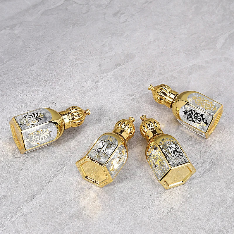 Mini Glass Roll-on Bottle Empty Container Essential Oils Perfumes Qme