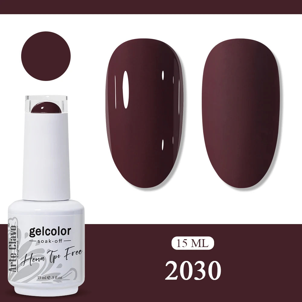 Arte Clavo Glitter Gel Nail Polish HEMA TPO Sliver Champagne