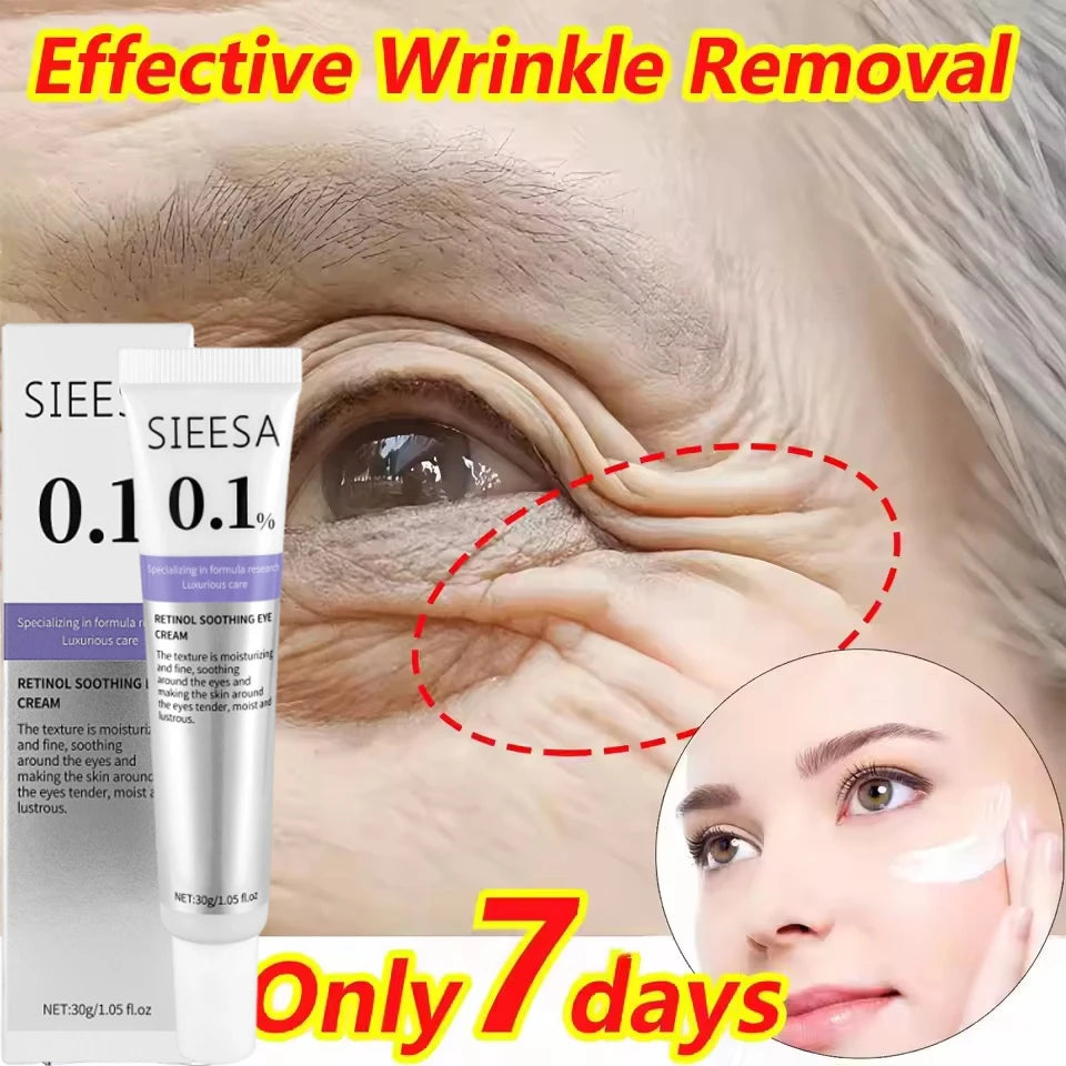 Instant Eye Bag Removal Cream Collagen Anti-Wrinkle Fade Fine Lines Firming Skin Anti Dark Circle Puffiness Brighten Eye Care Qme