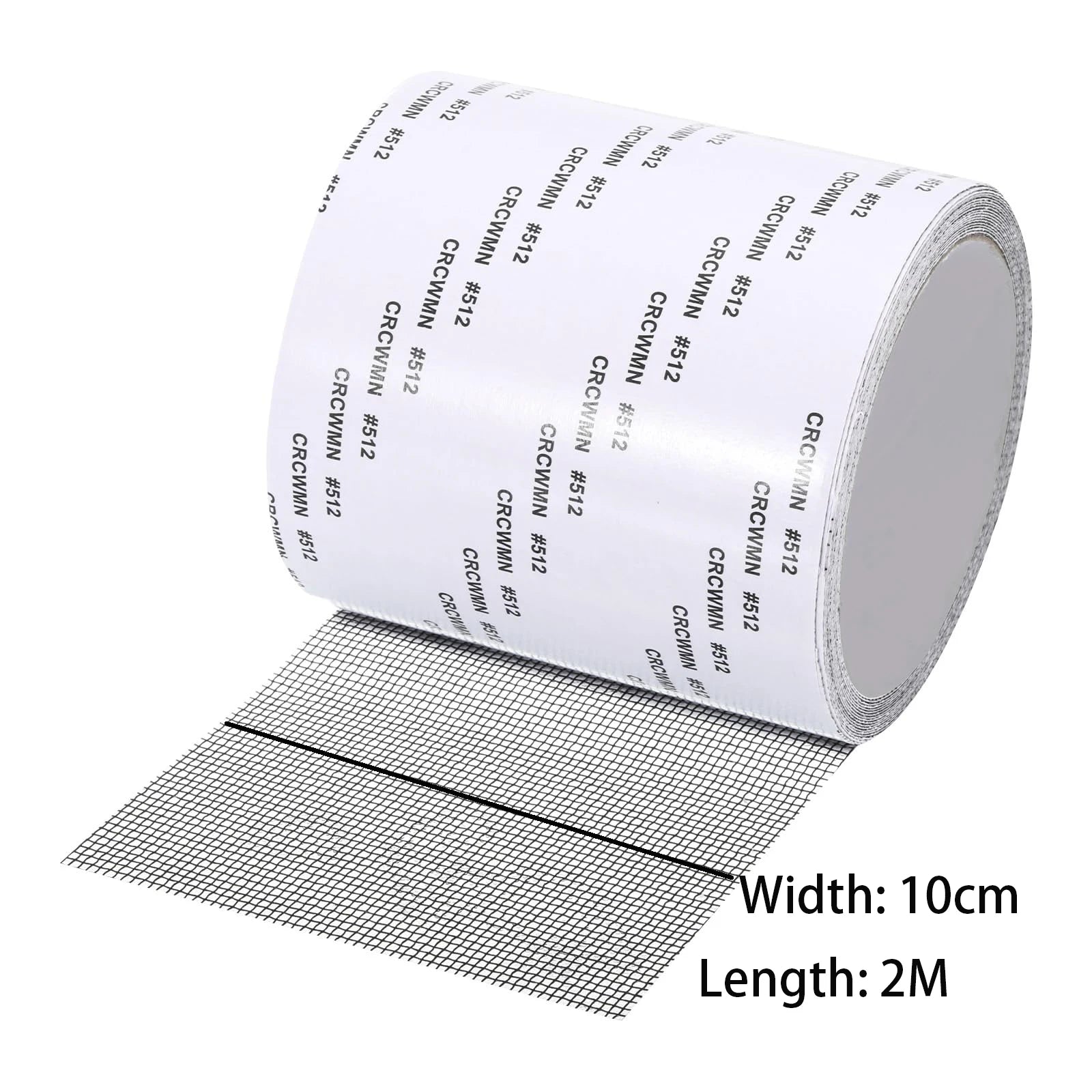 2Rolls 10cmx2M Window Screen Fiberglass Screen Tape Mesh Repair Adhesive Screen Patch Repair Kit for Window or Doors Screen Qme