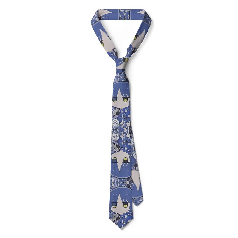 Two-dimensional Anime Girl Tie Casual Party Wedding Shirt Suit Qme style3