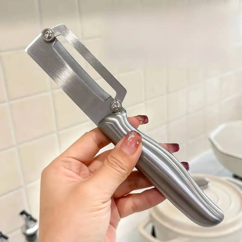 Stainless Steel Vegetable Peeler Kitchen Melon Planer Double-Head Peeler Household Multiple-Function Fruit And Vegetable Peeler Qme