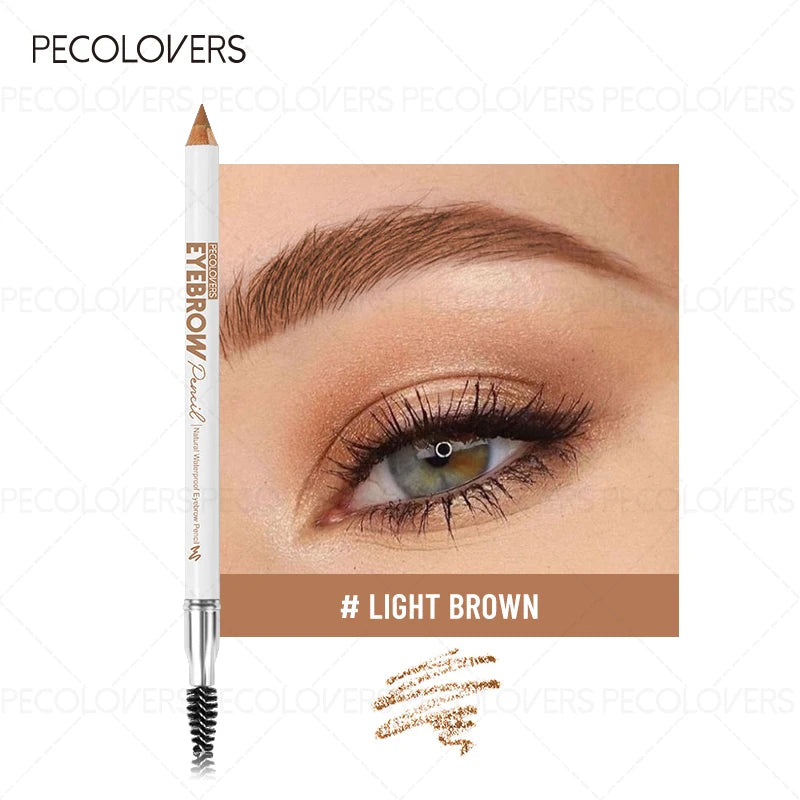Multi-color Eyebrow Pencil Fill Gaps Waterproof Sweatproof Qme 02