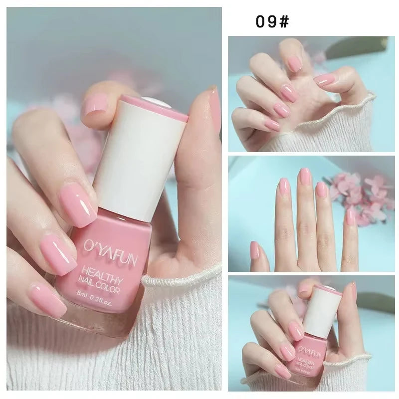 No-bake Nail Polish Nail Art Tearable Quick Dry Normal Without Lamp Nail Polish Glitter Sequins UV Varnish Nails Tools Qme 9