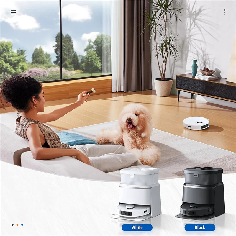A02F-For ECOVACS DEEBOT Robot Vacuum Cleaner Roller Brush Filters Cloths Side Brushes Dust Bags Robot Vacuum Cleaner Accessory S Qme