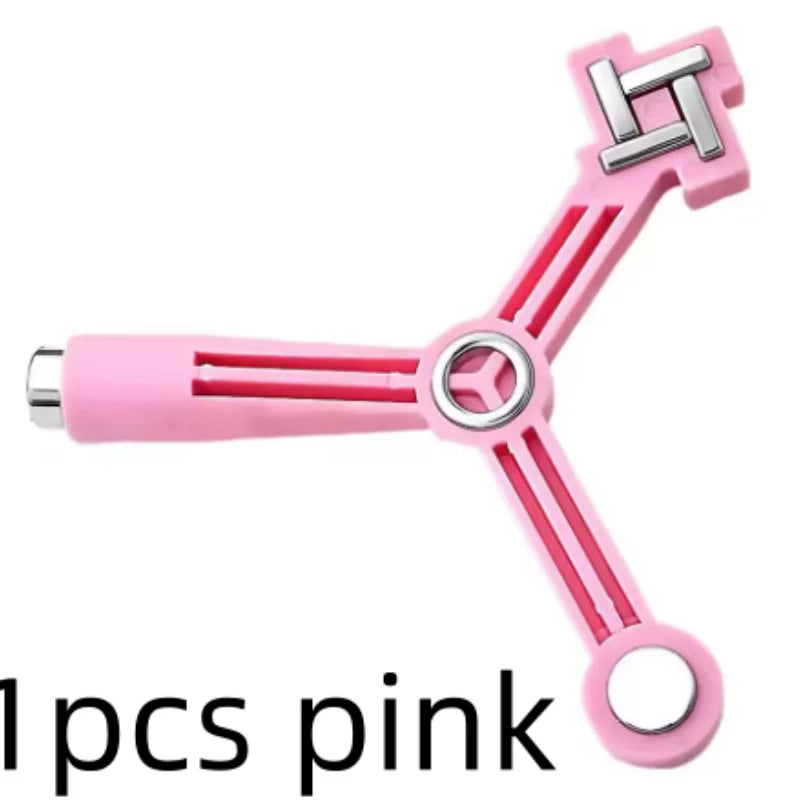 4 IN 1 Triangle Cat Eye Magnet Stick Strong Magnetic Nail Art Tool for Gel Polish Beginner Friendly Nail Design Qme 1pcs pink