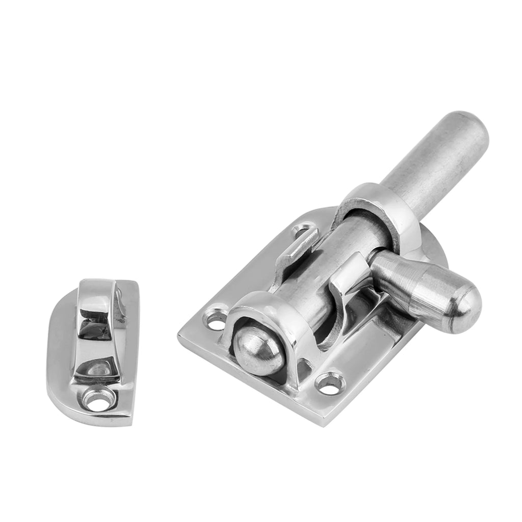 Marine Grade 316 Stainless Steel Slide Barrel Bolt 60/110mm Rustproof Door Latch Lock for Boat Yacht RV Home Hardware Qme