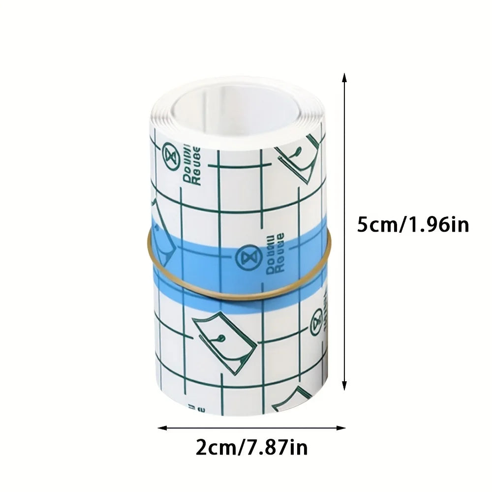 1 Roll Transparent Self-Adhesive Tape, PU Material Bandage, Portable Finger Protector, Anti-Friction Sticker for Bathing Qme