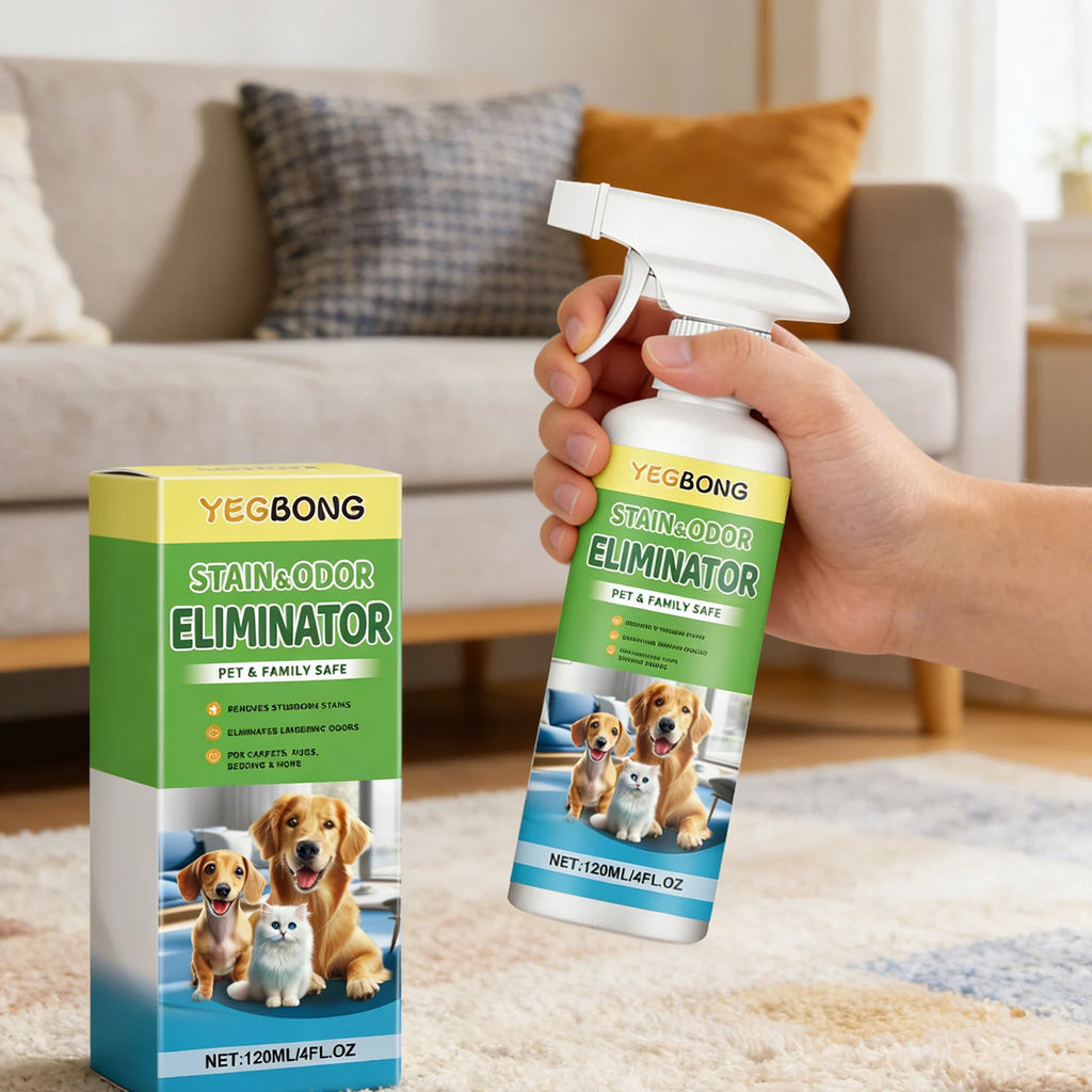 Pet Stain Remover Deep Cleaning Easily Dissolve Stubborn Urine Stains Eliminate Odor Restore Home Freshness Pet-Friendly Cleaner Qme
