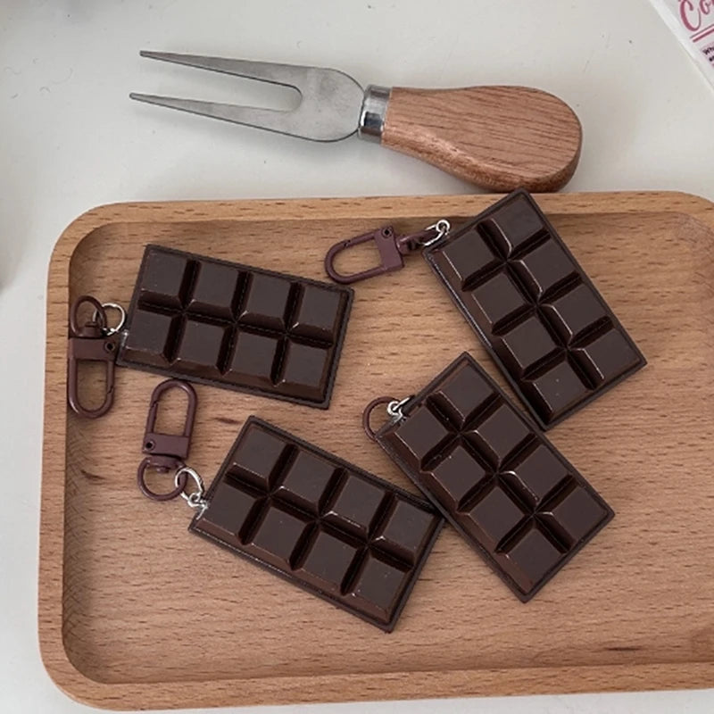 Bag Phone Pendant Modern Simplicity Simulated Cute Food Chocolate Qme