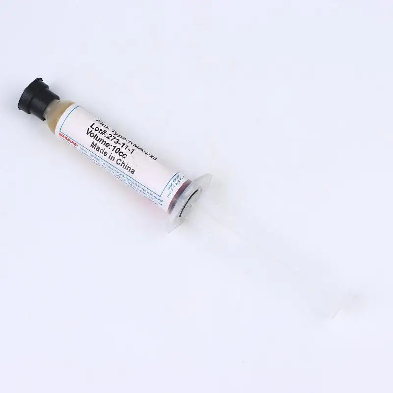 10ml Flux For Soldering With Flexible Tip Syringe Solder Paste Flux Grease Repair Solde No Cleaning Welding Repair Tools Qme 1pcs
