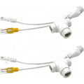 1PCS PoE Ethernet Splitter Switch Converter One Cable for 2 Cameras 5313AB Qme 1 Pair