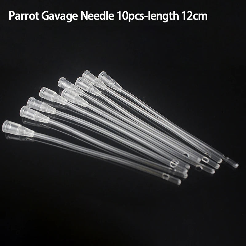 About 8 12 Silicone Soft Tube Parrot Little Bird Oral Gavage Needle Qme 10pcs 12cm