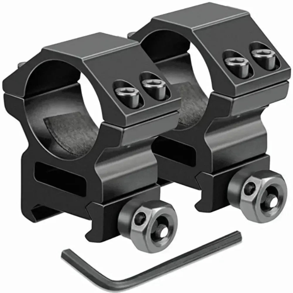 25 4 Rifle Scope Mounting Ring Flashlight Dovetail Picatinny Rail Qme