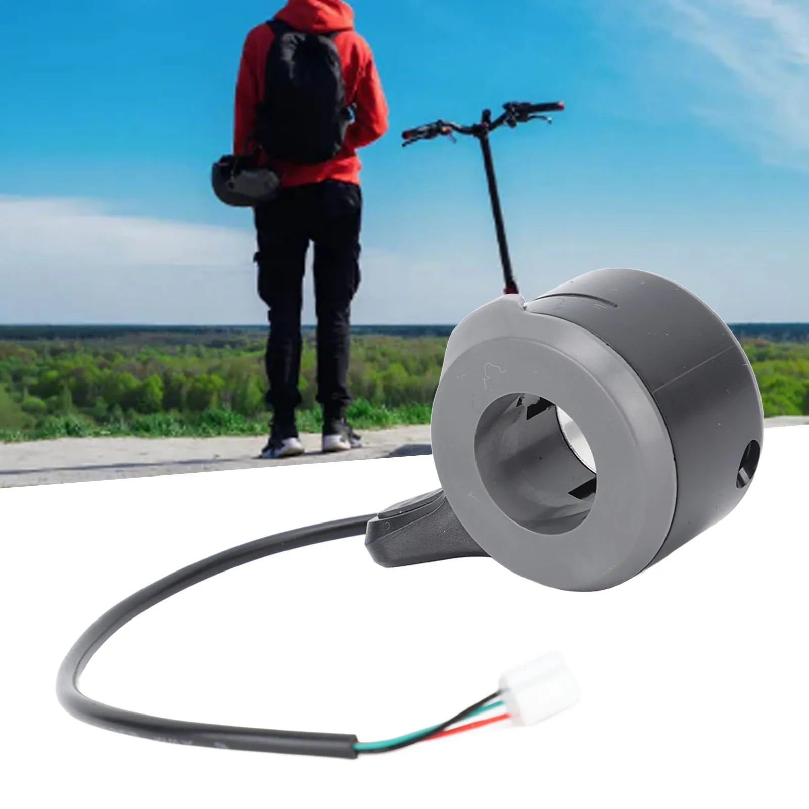 Electric Thumb Throttle Ergonomic Design Throttle Thumb Accelerator for NIU KQi2 KQi2 Pro KQi3 KQi3 Pro Qme
