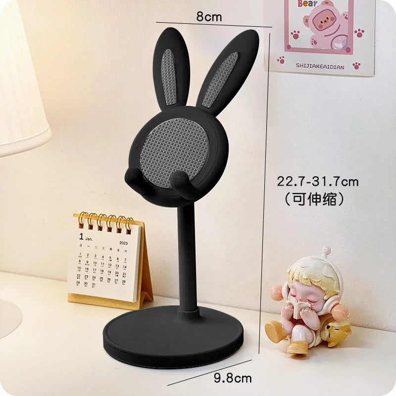 Pink Phone Holder Desktop Cell Stand Iphone 13 14 Samsung Smartphone Qme Black