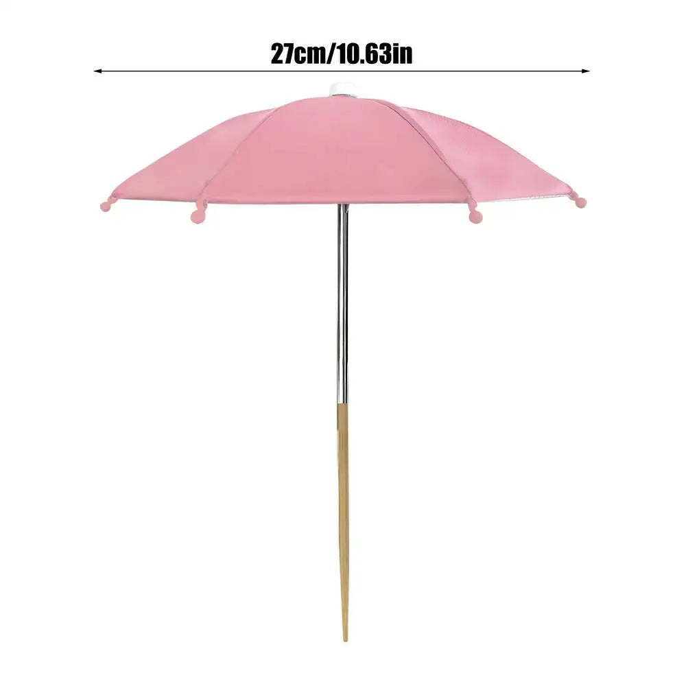 1pcs Plant Umbrella Portable Water Resistant Garden Umbrellas For Plants Flowers For Patio Balcony Courtyard Backyard Porch Roof Qme Pink