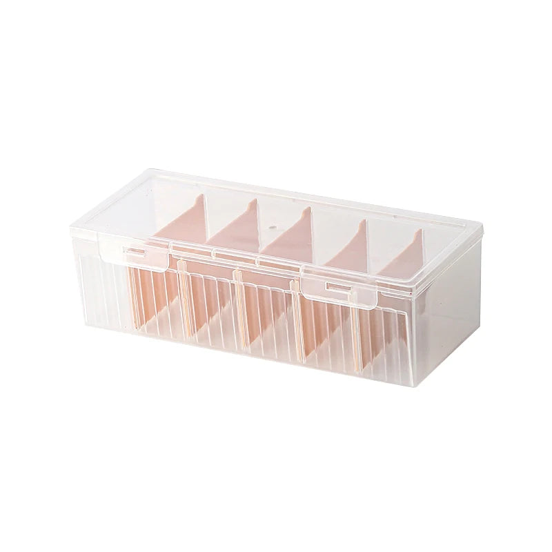 Cards Clear Plastic Compartmentalized Organizer Box Holds 550+ Game Qme