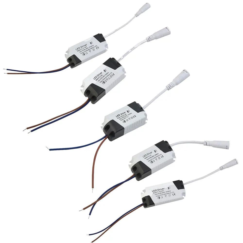 LED Panel Driver Constant Current 3W 6W 12W 18W 24W DC LED Power Supply Plastic AC 90-265V Home Improvement Qme