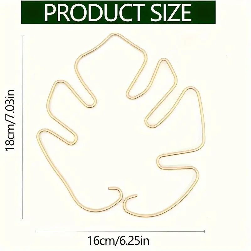 Indoor Outdoor Stem Upright Support Ring Monstera Leaf Anti-fall Plant Shaping Wire Holder For Plant Potted Growth Styling Tool Qme