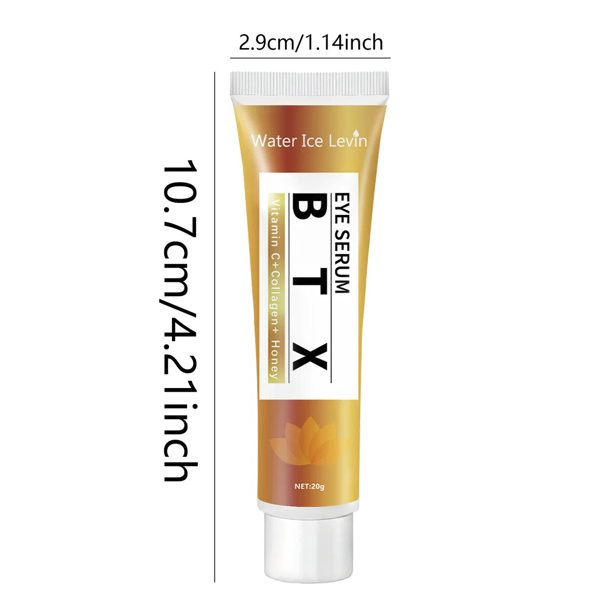 Neutral Hypoallergenic Eye Gel Cream for Adults, Containing Hyaluronic Acid. Moisturizes and Hydrates the Skin Around the Eyes. Qme