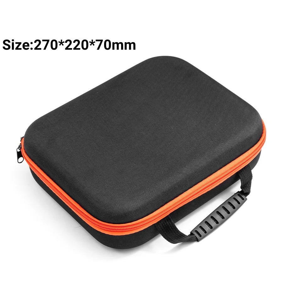3-size Large Capacity Tools Bag Electric Drilling Tool Shockproof Bag Portable Outdoor Electrician Hardware Tool Waterproof Bag Qme Orange - M