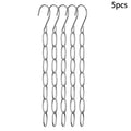 1 Stainless Steel Clothes Hanger Organizer Efficient Clothing Storage Qme silver-5 300mm