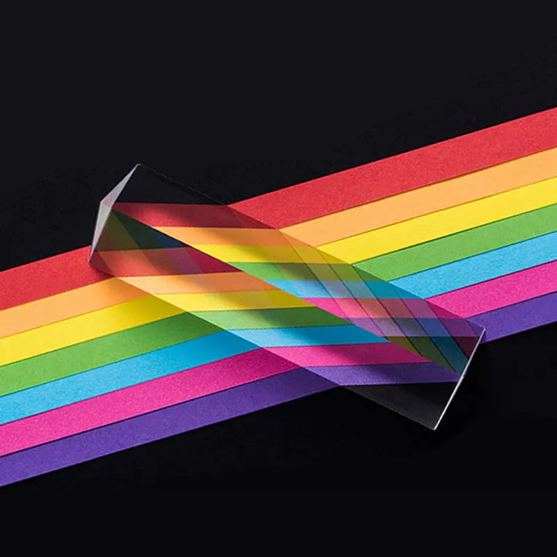 Triangular Prism Rainbow Prisma Crystal Glass Photographic Prisme Qme