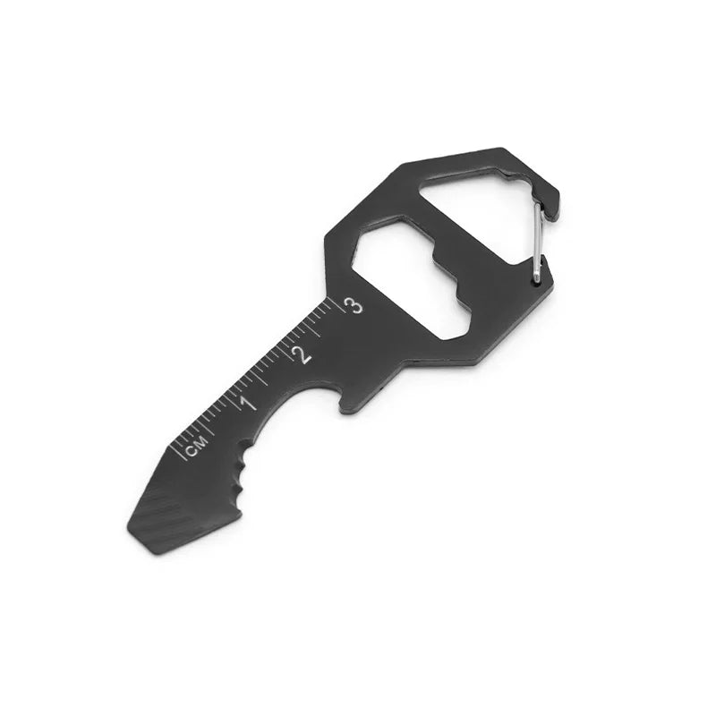 Cassette EDC Tool Card Multifunctional Keychain Bottle Opener Hexagon Qme