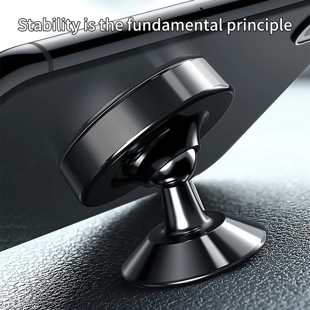 1 Metal Material Circular Mini Magnetic Phone Holder Car Qme