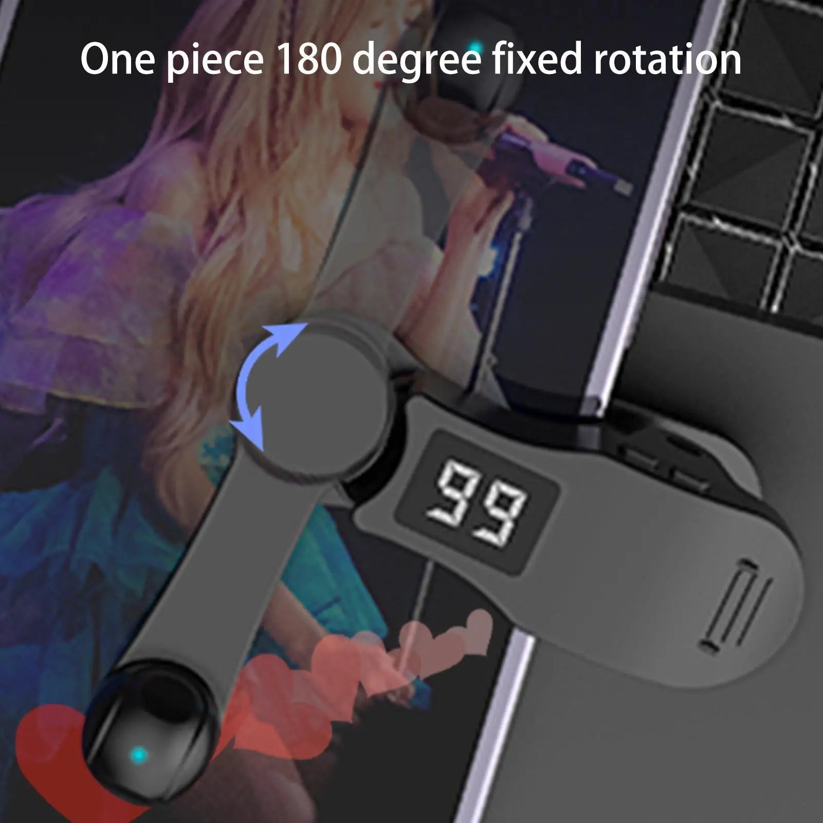 Smart Automatic Screen Clicker Automatic Finger Clicking Device Smartphone Continuous Clicking Gadgets for Live Broadcast Likes Qme