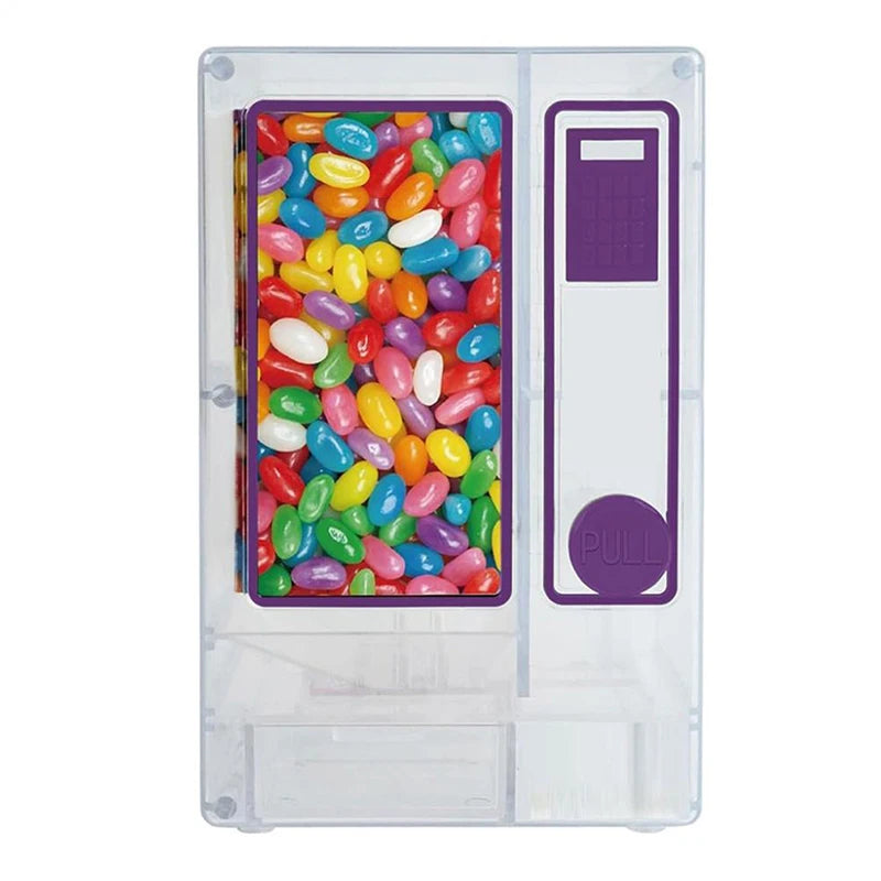 Candy Dispenser Cute Vending Machine Desktop Manual Dispense Mini Qme A1