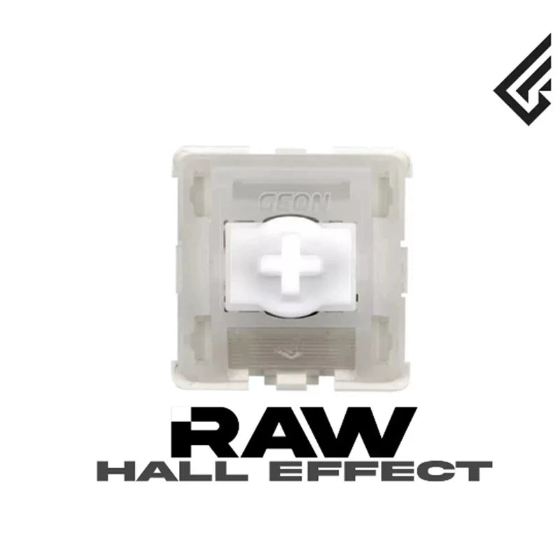 Geonworks RAW HE Magnetic Switch Custom Gaming Switch 40g/50g RGB Light Guide Column Linear Hall Switch for Wooting Keyboard Qme