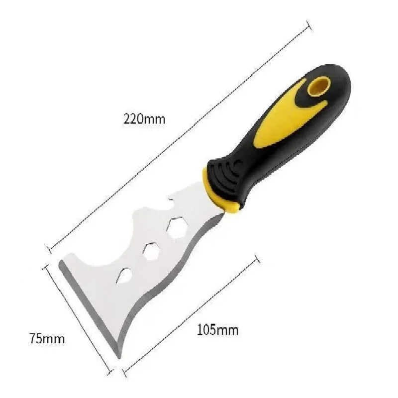 1 Multi Use Putty Knife Stainless Steel Paint Scraper Removal Qme
