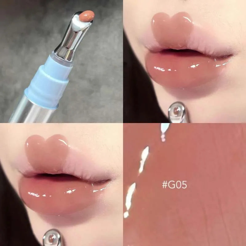 HERORANGE Mirror-like Lip Gloss Long-lasting Moisturizing Suitable Qme HR729-G05 3.8g