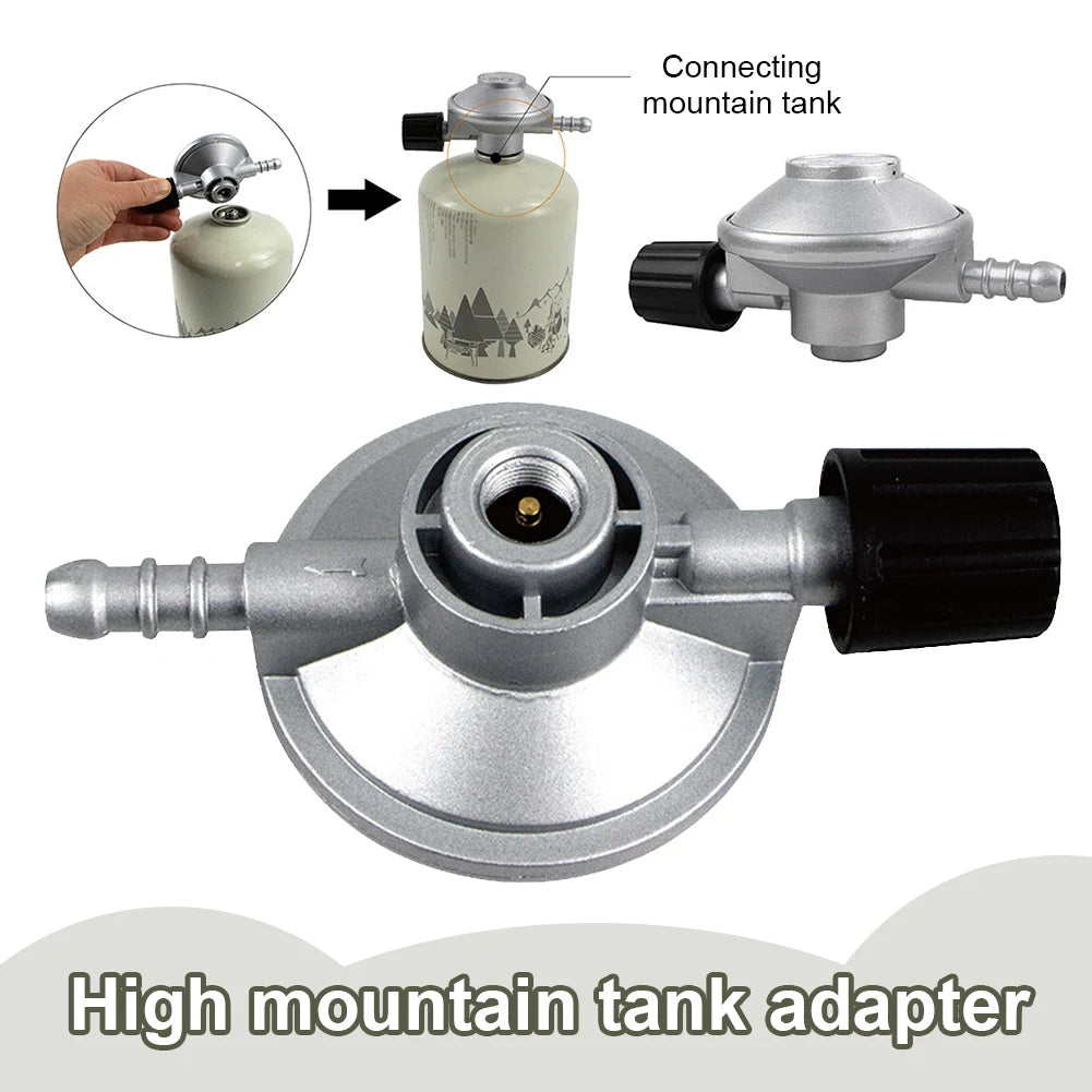 Low Pressure Gas Regulator Adjustable Flow Low Pressure Propane Regulator Propane Disposal Bottle Connection Regulator Kit Qme