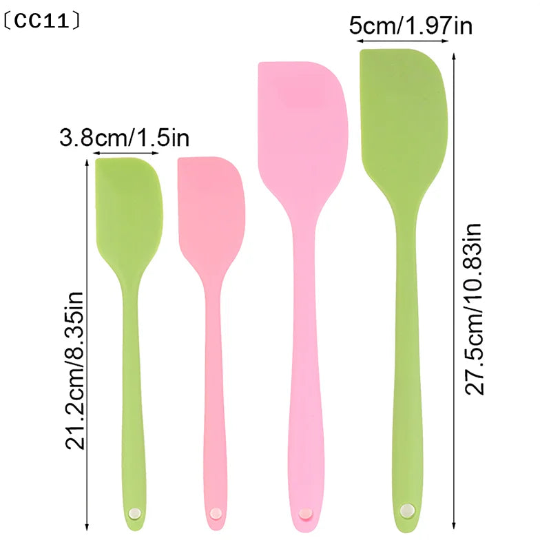 Silicone Spatula Cake Butter Cream Kitchen Baking Mixing Tool Non Qme