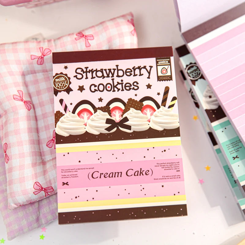 80 Sheets Cute Japanese Old-fashioned Style Memo Pads Message Paper Journal DIY Base Material Notepad School Office Stationery Qme D