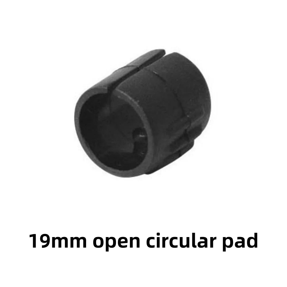 10/24PCS Plastic Opening U-shaped Foot Pad Cushion Table and Chair Furniture Anti Slip and Wear-resistant Foot Protection Cover Qme 19mm-circular 10pcs