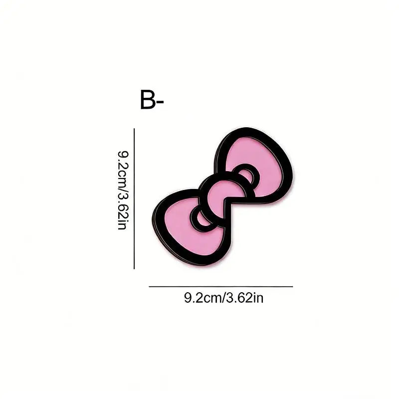 1/2Pcs Bowknot PC Accessories Kawaii 2D Bow Monitor Decor Cute Desktop Decoration For Gaming Setup Screen Home Office Qme A3