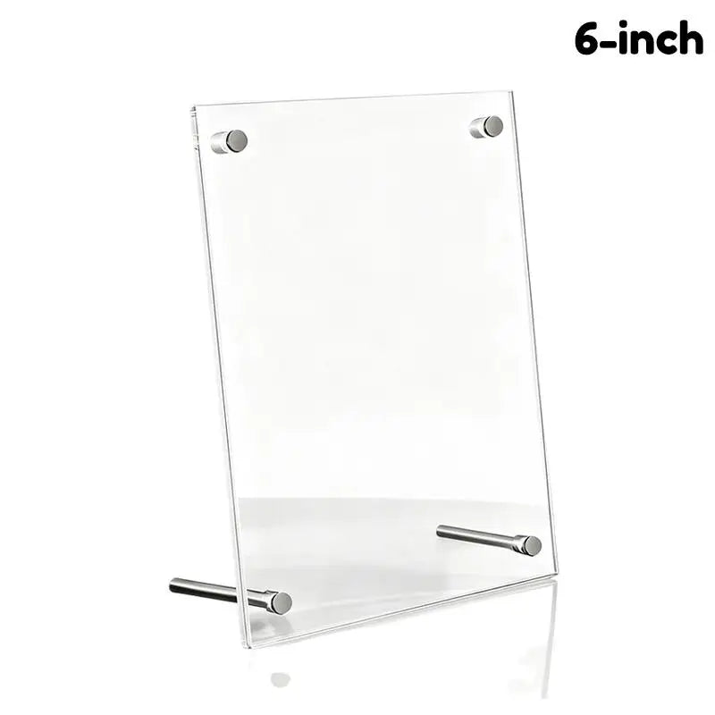 6-inch/7-inch/A4 Crystal Clear Acrylic Photo Frames For Postcards Photos Ticket Stubs And Displays Qme A Transparent