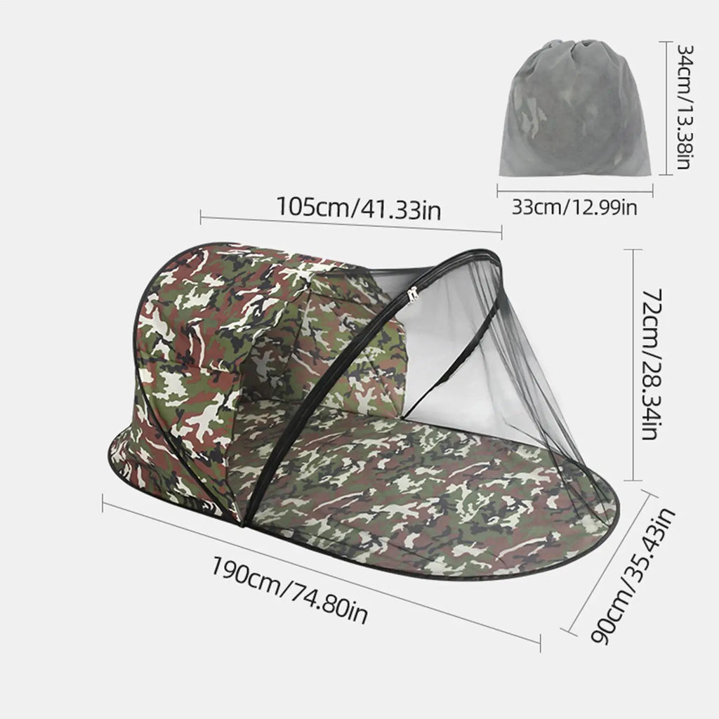 Camping Tent Quick-Opening Portable Breathable Folding Tent Easy Setting Up Protection Net For Indoor Outdoor Garden Yard Qme