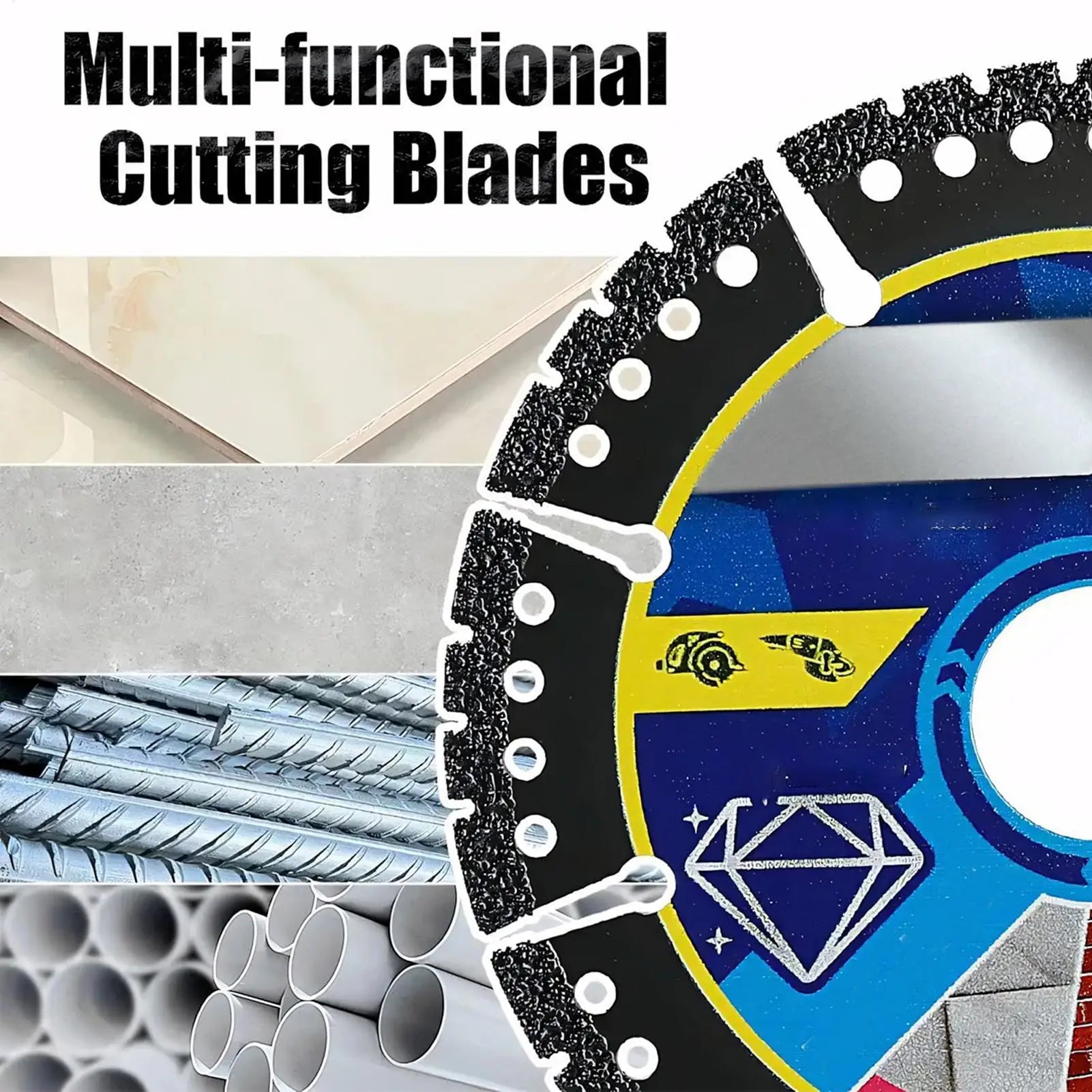2026 Saw Cutting Wheel 4.5-Inch Angle Grinder Attachment Heavy Duty Saw Grinder Tools for Tiles Marbles Concrete Steel PVC Pipes Qme