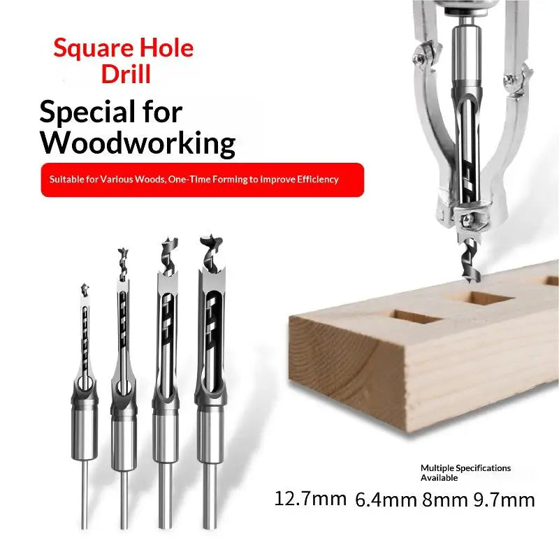 Mortising Chisel Adapter DIY Woodworking Drilling Tools Durable Qme