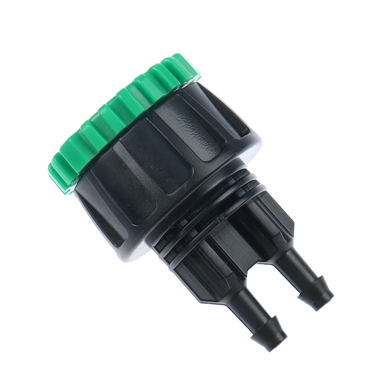 ^1Pc Garden hose 1/4" to 1/2" 3/4" Female Y connector irrigation 4/7 hose adapter Qme