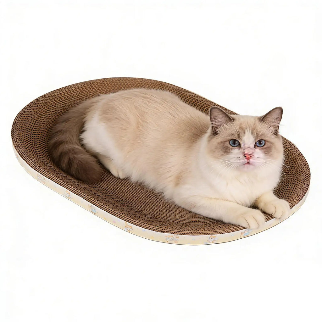 Cat Cardboard Scratcher Funny Corrugated Furniture Protector Paper Cat Scratch Furniture Protector for Kitten Sleep Grinding Qme