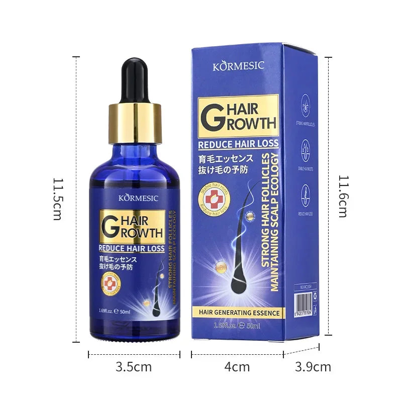 Hair Growth Serum Anti Loss Regrowth Hair Growth Oil Prevent Baldness Repair Damage Scalp Massage Moisturizing Nourish Hair Care Qme
