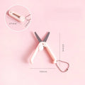 Creative Mini Portable Folding Scissors Morandi Simple Paper-Cutting Art Tool Stationary Scissors Office School Supplies. Qme pink