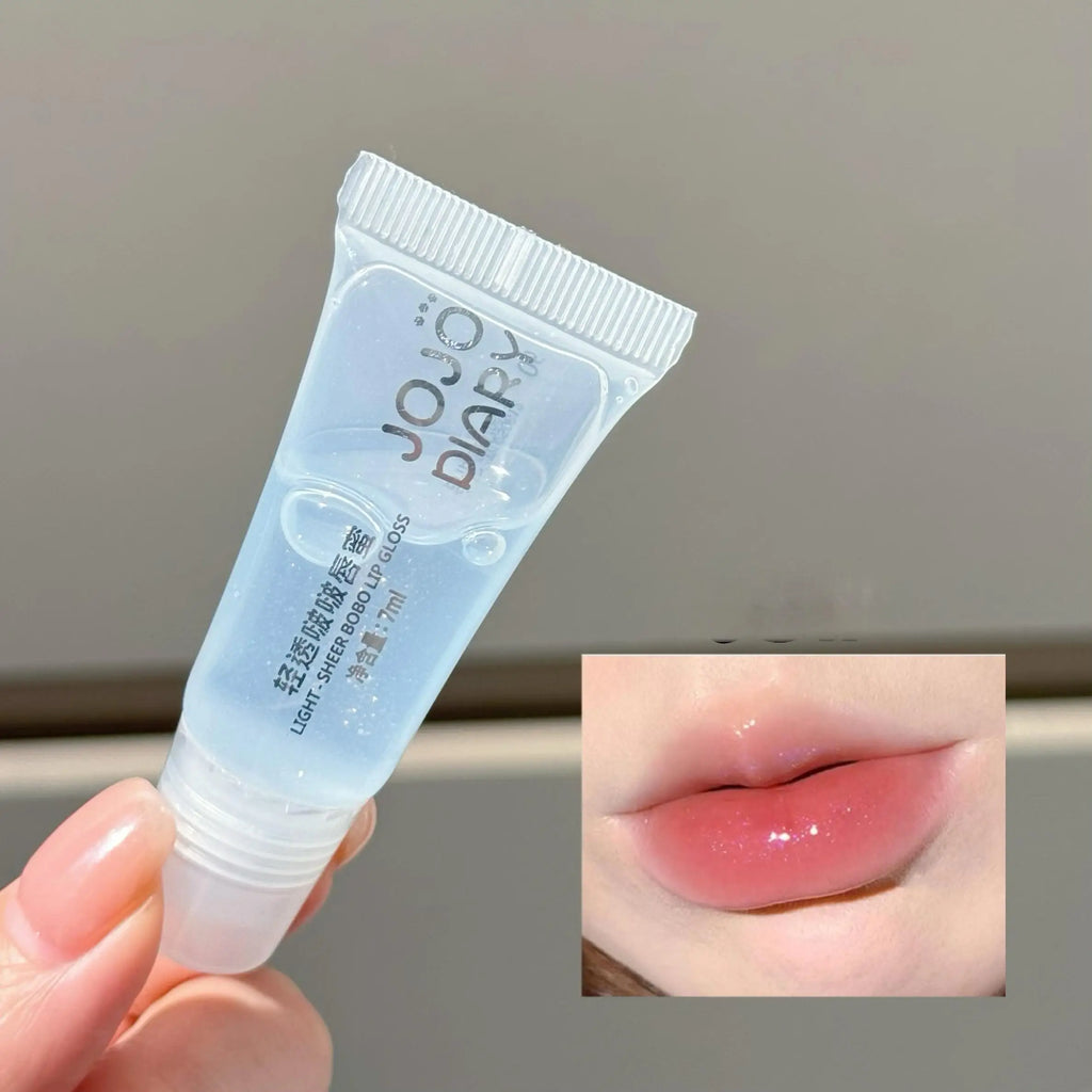 JOJO DAIRY Light-sheer Lip Gloss 4-pcs Watery Glossy Clear Gitter Qme