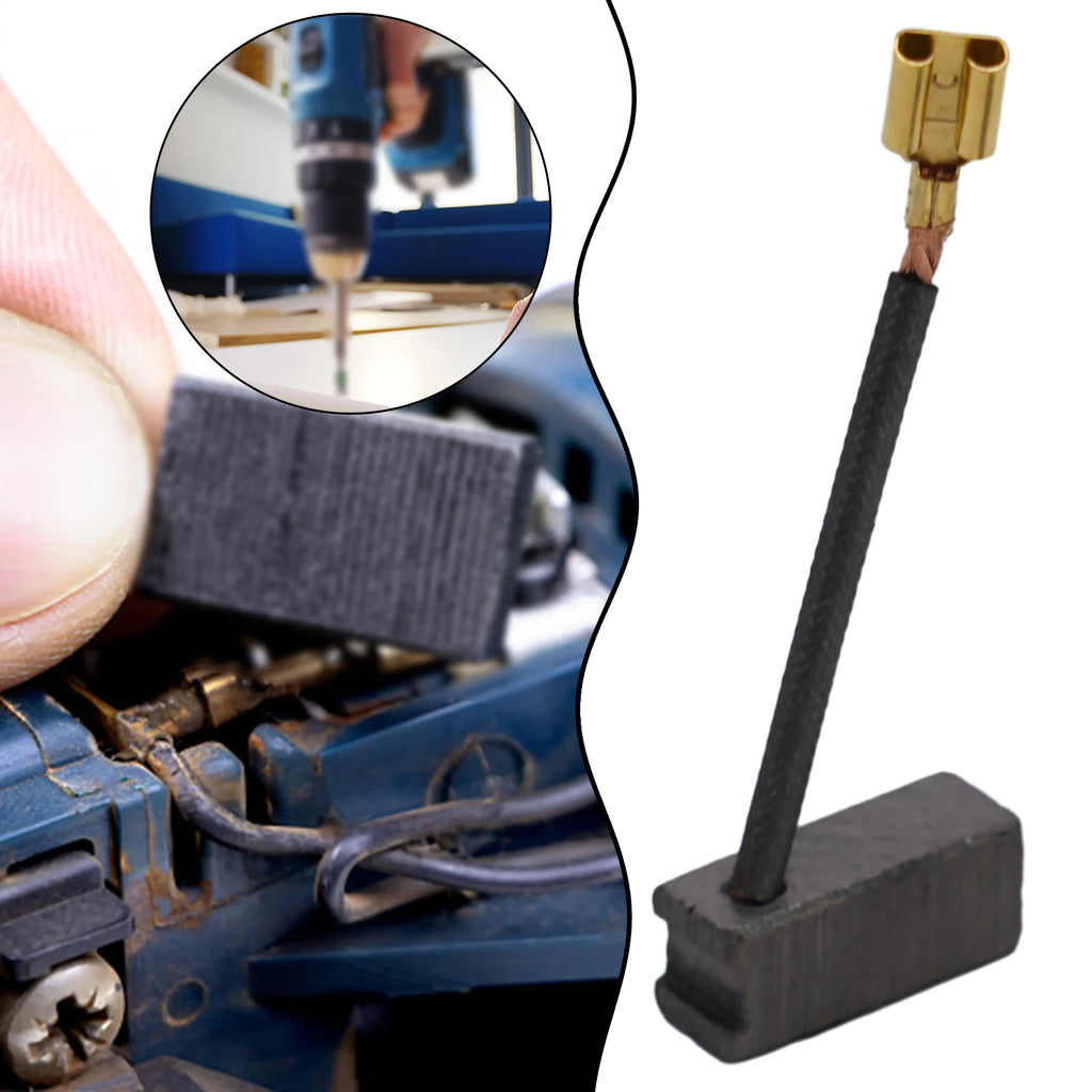 2pcs/set Carbon Brushes For Cordless Hammer Drill 7 X 8 X 18 Mm For 36 V-LI, For 36 VF-LI, 11536 VSR Power Tool Parts Qme
